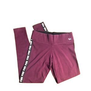 Pink Purple Eggplant Yoga Leggings